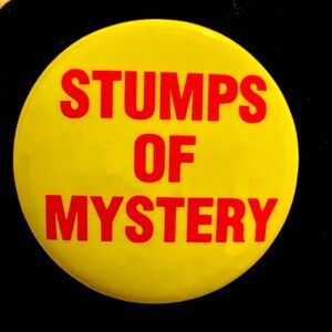 Vintage “Stumps of Mystery” Pin – Susan Wickstrom Book Collectible